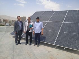نیروگاه خورشیدی اداره‌کل کانون استان مرکزی در مدار بهره‌برداری قرار گرفت