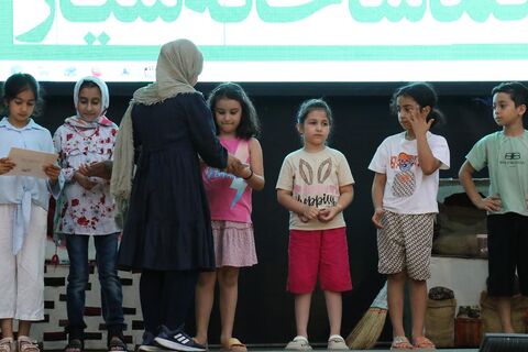 نهمین اجرای تماشاخانه سیار کانون پرورش فکری کودکان و نوجوانان در روستای کبریاکلا بابل