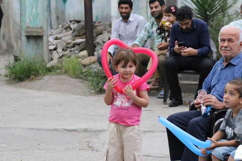 نهمین اجرای تماشاخانه سیار کانون پرورش فکری کودکان و نوجوانان در روستای کبریاکلا بابل