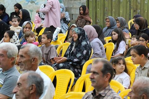 نهمین اجرای تماشاخانه سیار کانون پرورش فکری کودکان و نوجوانان در روستای کبریاکلا بابل