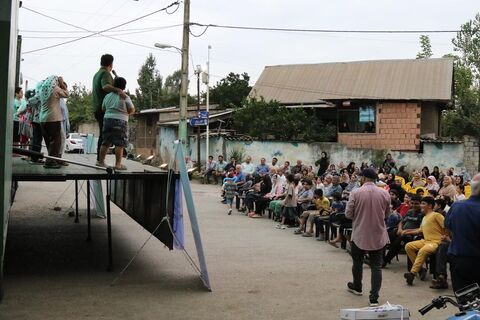 نهمین اجرای تماشاخانه سیار کانون پرورش فکری کودکان و نوجوانان در روستای کبریاکلا بابل
