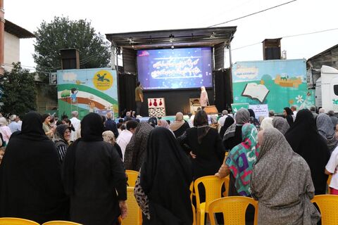 نهمین اجرای تماشاخانه سیار کانون پرورش فکری کودکان و نوجوانان در روستای کبریاکلا بابل