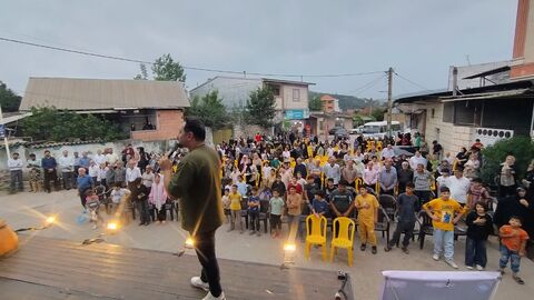 نهمین اجرای تماشاخانه سیار کانون پرورش فکری کودکان و نوجوانان در روستای کبریاکلا بابل