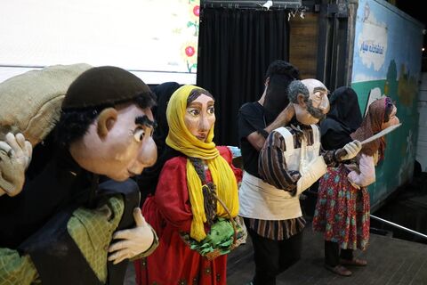 یازدهمین اجرای تماشاخانه سیار کانون پرورش فکری کودکان و نوجوانان در روستای بندپی غربی بابل