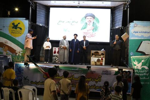 یازدهمین اجرای تماشاخانه سیار کانون پرورش فکری کودکان و نوجوانان در روستای بندپی غربی بابل