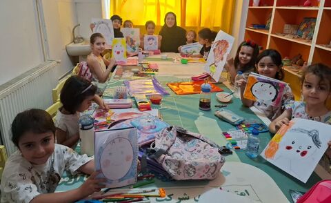 کلاس نقاشی خلاق کانون جایی برای ظهور خلاقیت