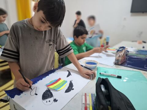 کلاس نقاشی خلاق کانون جایی برای ظهور خلاقیت