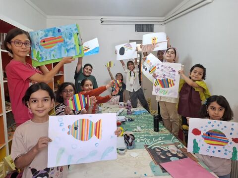 کلاس نقاشی خلاق کانون جایی برای ظهور خلاقیت