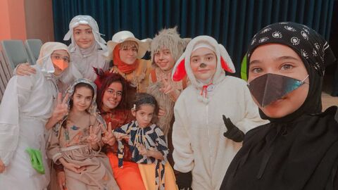 نمایش «مترسک ترسو» کاری از اعضای مرکز فرهنگی نقاب روی صحنه رفت