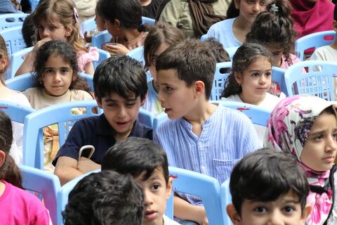 دوازدهمین اجرای تماشاخانه سیار کانون پرورش فکری کودکان و نوجوانان در روستای مرزون آباد بابل