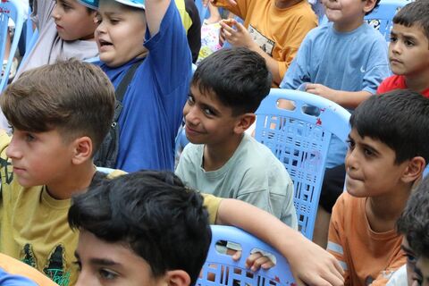دوازدهمین اجرای تماشاخانه سیار کانون پرورش فکری کودکان و نوجوانان در روستای مرزون آباد بابل