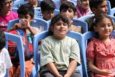 دوازدهمین اجرای تماشاخانه سیار کانون پرورش فکری کودکان و نوجوانان در روستای مرزون آباد بابل