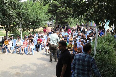 دوازدهمین اجرای تماشاخانه سیار کانون پرورش فکری کودکان و نوجوانان در روستای مرزون آباد بابل