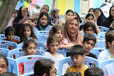 دوازدهمین اجرای تماشاخانه سیار کانون پرورش فکری کودکان و نوجوانان در روستای مرزون آباد بابل