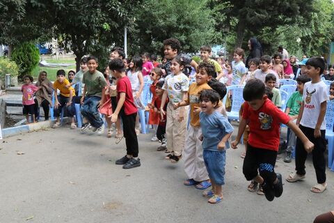 دوازدهمین اجرای تماشاخانه سیار کانون پرورش فکری کودکان و نوجوانان در روستای مرزون آباد بابل