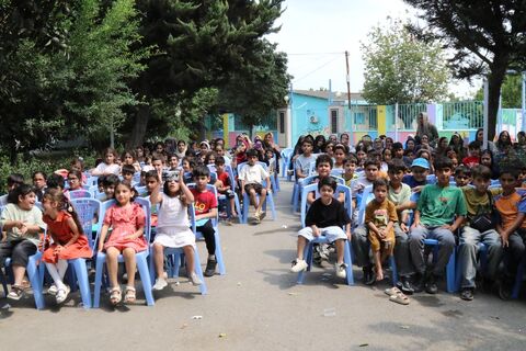 دوازدهمین اجرای تماشاخانه سیار کانون پرورش فکری کودکان و نوجوانان در روستای مرزون آباد بابل