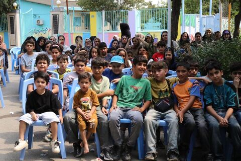 دوازدهمین اجرای تماشاخانه سیار کانون پرورش فکری کودکان و نوجوانان در روستای مرزون آباد بابل