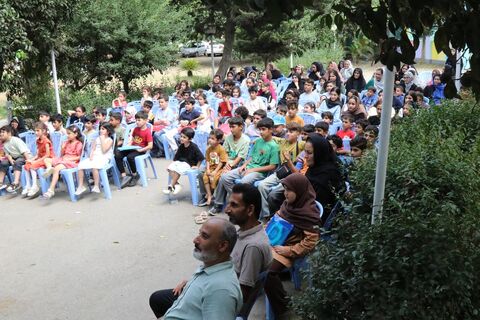 دوازدهمین اجرای تماشاخانه سیار کانون پرورش فکری کودکان و نوجوانان در روستای مرزون آباد بابل