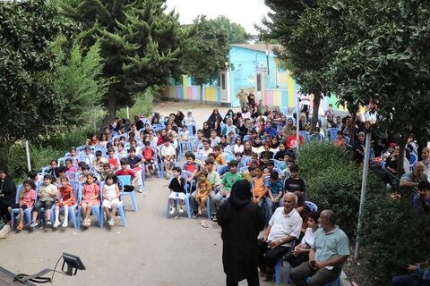 دوازدهمین اجرای تماشاخانه سیار کانون پرورش فکری کودکان و نوجوانان در روستای مرزون آباد بابل
