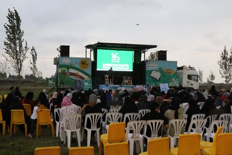 سیزدهمین اجرای تماشاخانه سیار کانون پرورش فکری کودکان و نوجوانان در روستای احمدکلا بابلسر