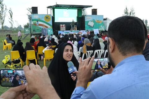 سیزدهمین اجرای تماشاخانه سیار کانون پرورش فکری کودکان و نوجوانان در روستای احمدکلا بابلسر