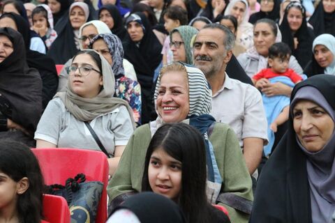 سیزدهمین اجرای تماشاخانه سیار کانون پرورش فکری کودکان و نوجوانان در روستای احمدکلا بابلسر