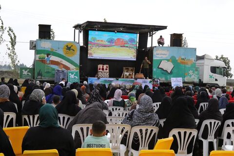 سیزدهمین اجرای تماشاخانه سیار کانون پرورش فکری کودکان و نوجوانان در روستای احمدکلا بابلسر