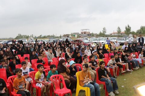 سیزدهمین اجرای تماشاخانه سیار کانون پرورش فکری کودکان و نوجوانان در روستای احمدکلا بابلسر