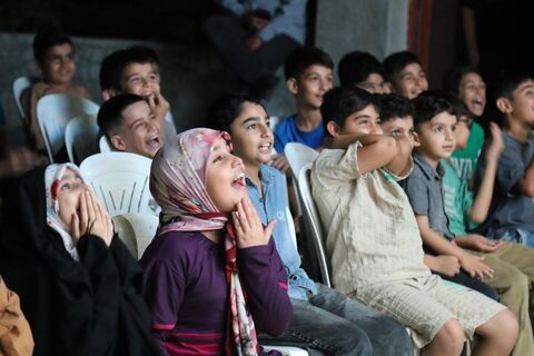 چهاردهمین اجرای تماشاخانه سیار کانون پرورش فکری کودکان و نوجوانان در روستای فرم فریدونکنار