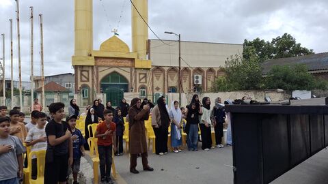 پانزدهمین اجرای تماشاخانه سیار کانون پرورش فکری کودکان و نوجوانان در روستای سیاهرودسر محمودآباد