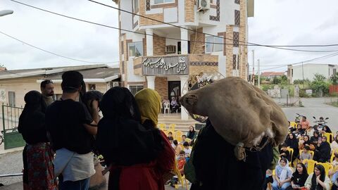 پانزدهمین اجرای تماشاخانه سیار کانون پرورش فکری کودکان و نوجوانان در روستای سیاهرودسر محمودآباد