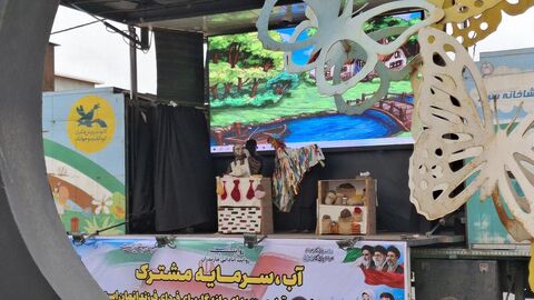 پانزدهمین اجرای تماشاخانه سیار کانون پرورش فکری کودکان و نوجوانان در روستای سیاهرودسر محمودآباد