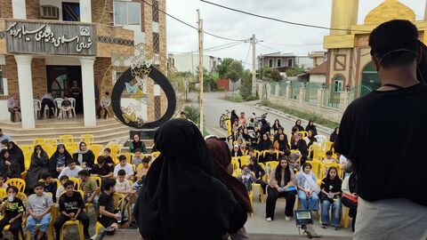 پانزدهمین اجرای تماشاخانه سیار کانون پرورش فکری کودکان و نوجوانان در روستای سیاهرودسر محمودآباد