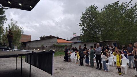 شانزدهمین اجرای تماشاخانه سیار کانون پرورش فکری کودکان و نوجوانان در روستای آزادمون محمودآباد