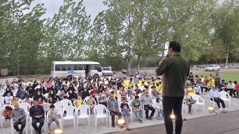 شانزدهمین اجرای تماشاخانه سیار کانون پرورش فکری کودکان و نوجوانان در روستای آزادمون محمودآباد