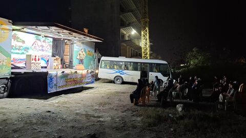 هفدهمین اجرای تماشاخانه سیار کانون پرورش فکری کودکان و نوجوانان در روستای خشت‌سر محمودآباد