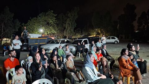 هفدهمین اجرای تماشاخانه سیار کانون پرورش فکری کودکان و نوجوانان در روستای خشت‌سر محمودآباد