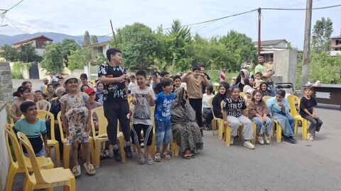 هجدهمین اجرای تماشاخانه سیار کانون پرورش فکری کودکان و نوجوانان در روستای سرکاج نور