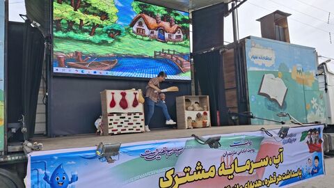 هجدهمین اجرای تماشاخانه سیار کانون پرورش فکری کودکان و نوجوانان در روستای سرکاج نور