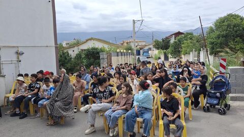 هجدهمین اجرای تماشاخانه سیار کانون پرورش فکری کودکان و نوجوانان در روستای سرکاج نور