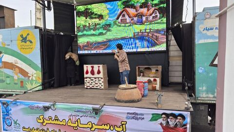 هجدهمین اجرای تماشاخانه سیار کانون پرورش فکری کودکان و نوجوانان در روستای سرکاج نور