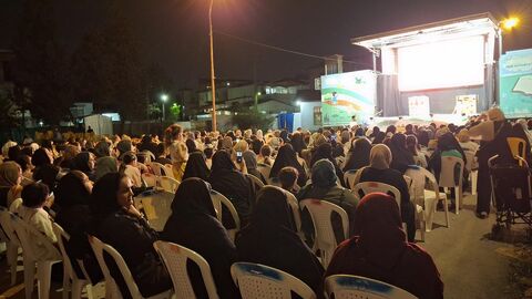 نوزدهمین اجرای تماشاخانه سیار کانون پرورش فکری کودکان و نوجوانان در روستای تازه آباد نوشهر
