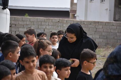 بیستمین اجرای تماشاخانه سیار کانون پرورش فکری کودکان و نوجوانان در  بخش بیرون‌بشم، مرزن‌آباد چالوس