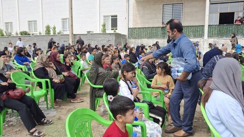 بیستمین اجرای تماشاخانه سیار کانون پرورش فکری کودکان و نوجوانان در  بخش بیرون‌بشم، مرزن‌آباد چالوس
