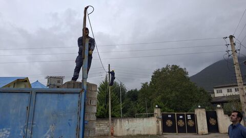 بیست و یکمین اجرای تماشاخانه سیار کانون پرورش فکری کودکان و نوجوانان در روستای  لاهو کلاردشت