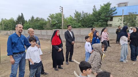 بیست و یکمین اجرای تماشاخانه سیار کانون پرورش فکری کودکان و نوجوانان در روستای  لاهو کلاردشت