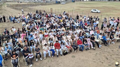 بیست و یکمین اجرای تماشاخانه سیار کانون پرورش فکری کودکان و نوجوانان در روستای  لاهو کلاردشت