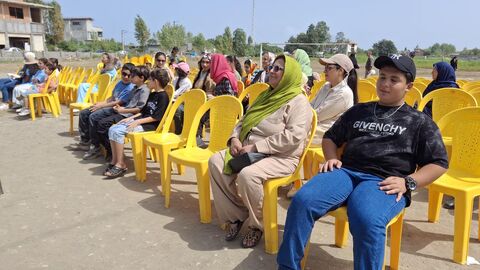 بیست و سومین اجرای تماشاخانه سیار کانون پرورش فکری کودکان و نوجوانان در روستای  نجارکلا، چالوس