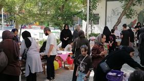 برپایی بازارچه غذا و دست‌سازه‌های اعضای مرکز فرهنگی هنری قوچان