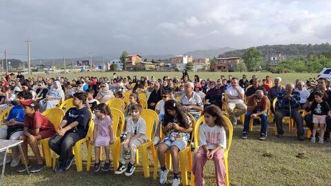بیست و چهارمین اجرای تماشاخانه سیار کانون پرورش فکری کودکان و نوجوانان در روستای مازوپشته، چالوس